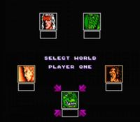 une photo d'Ã©cran de Silver Surfer sur Nintendo Nes